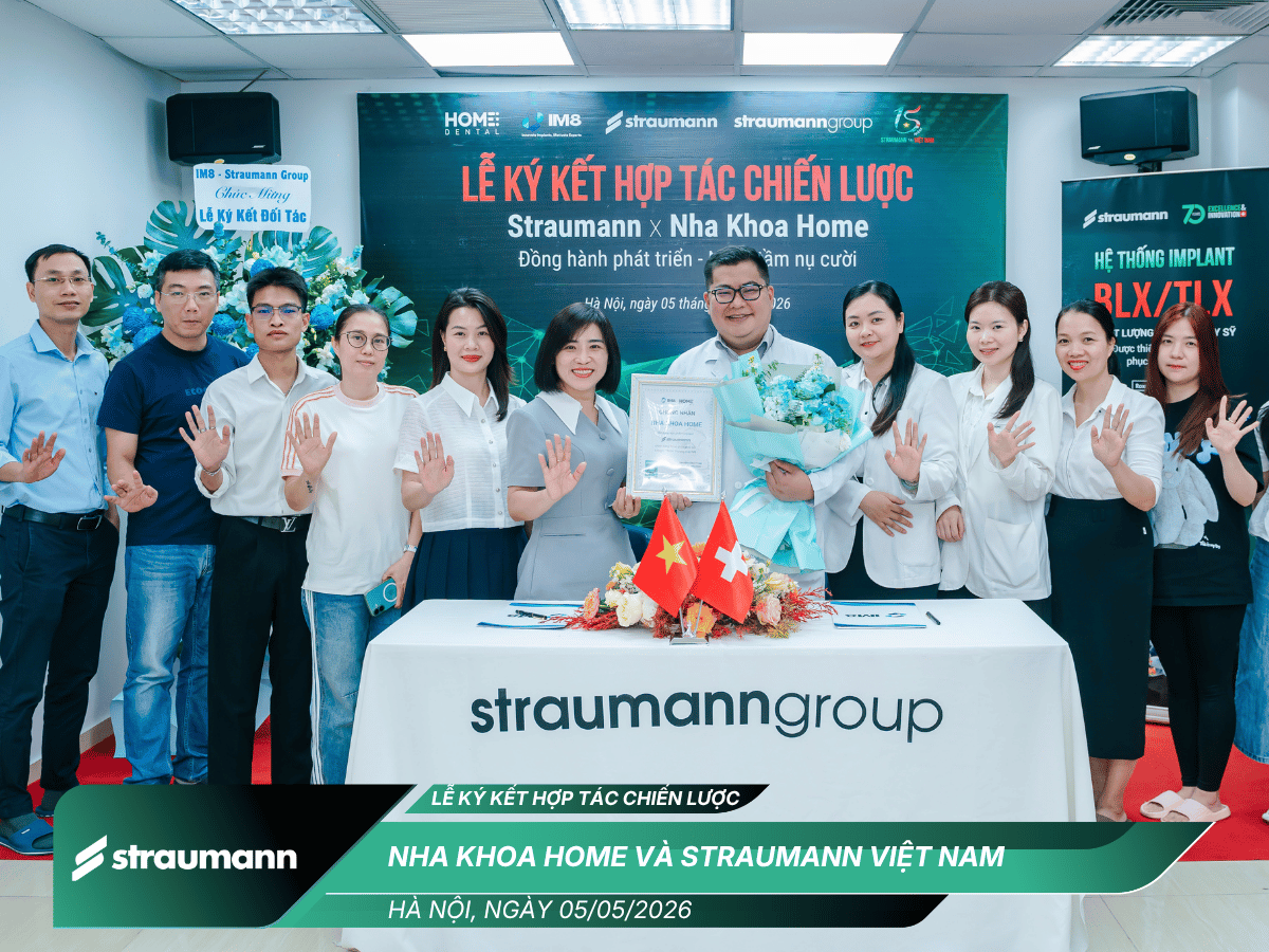 Lễ ký kết hợp tác chiến lược giữa Nha khoa Home và Straumann Việt Nam
