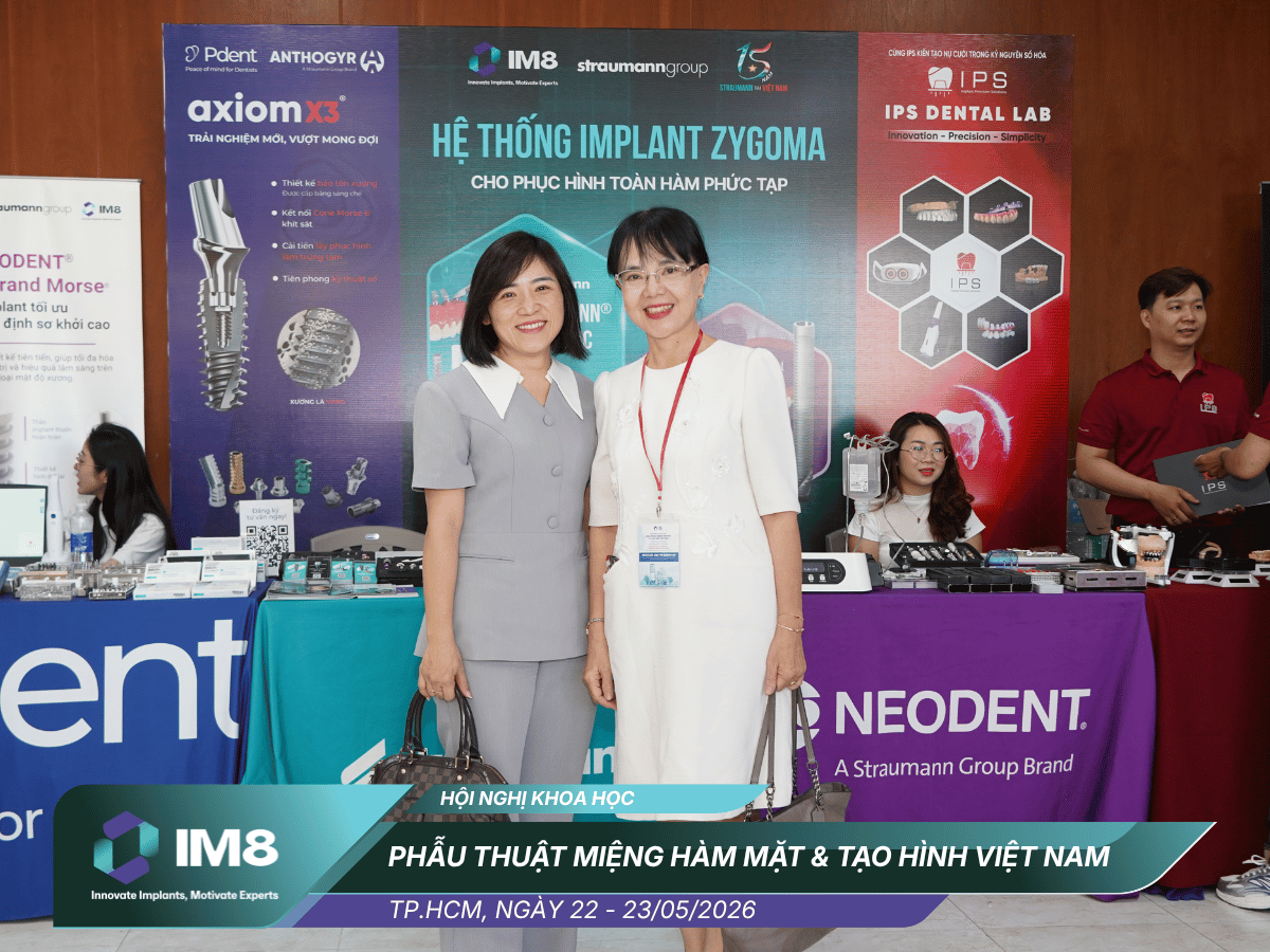 IM8 ghi dấu ấn tại Hội nghị Khoa học Phẫu thuật Miệng Hàm Mặt & Tạo hình Việt Nam