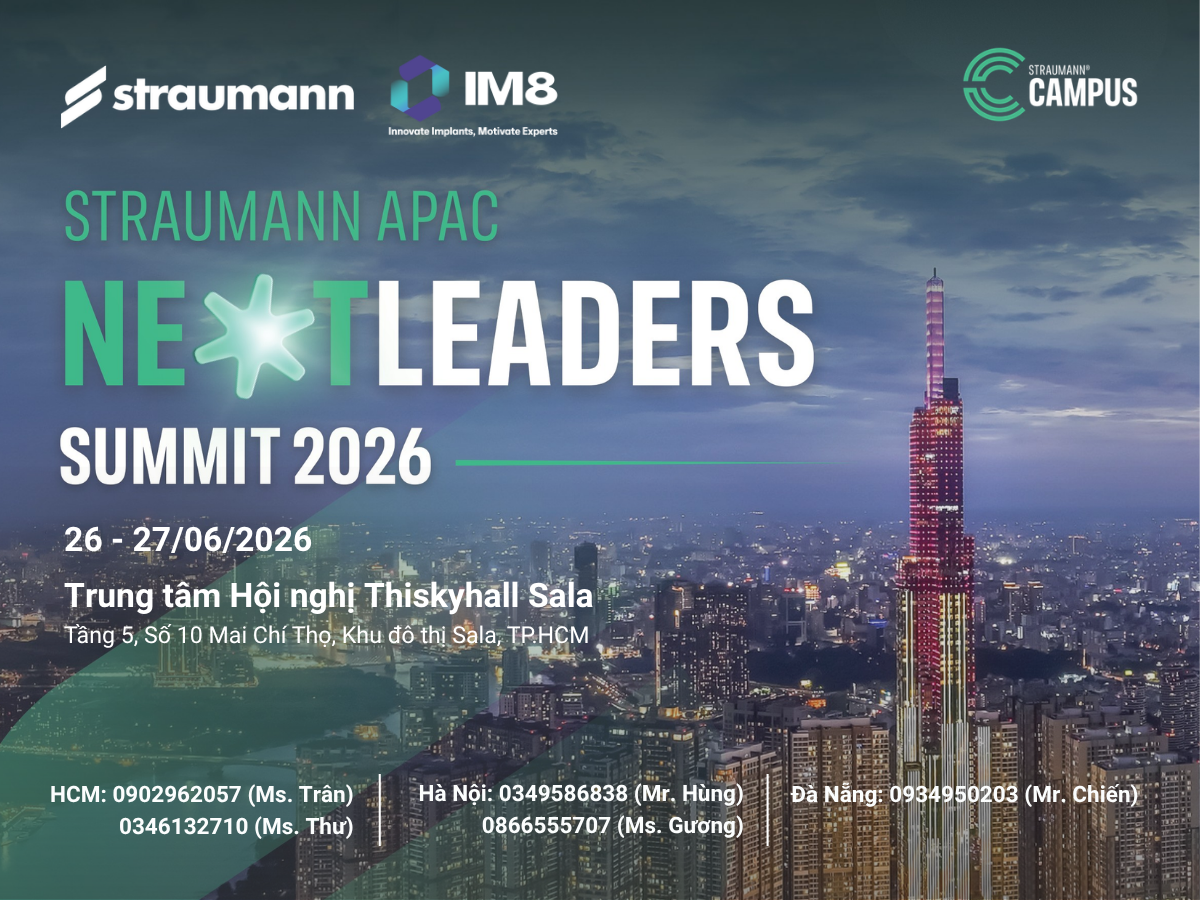 Straumann APAC Next Leaders Summit 2026: Hội nghị dành cho thế hệ lãnh đạo implant nha khoa tương lai tại TP.HCM