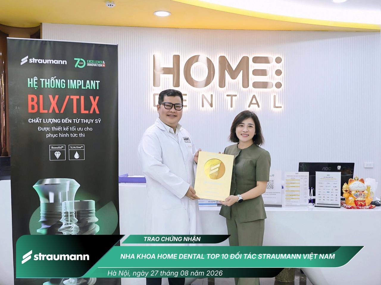 Vinh danh top 10 đối tác tiêu biểu: Đồng hành kiến tạo nụ cười cùng Nha khoa Home Dental