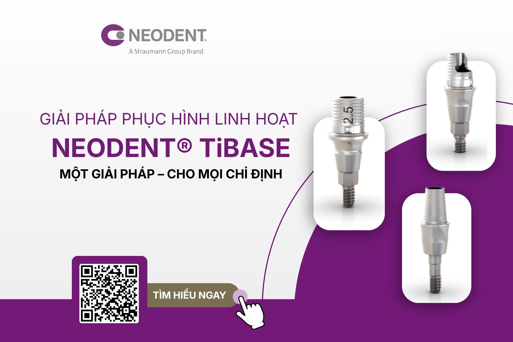 Phục hình bắt vít Neodent® TiBase